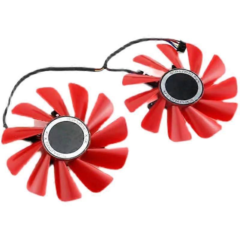 Graphics Card Fan 85mm 4pin FDC10U12S9C Compatible with XFX RX480 RX570 RX580 Cooling Replacement Fan