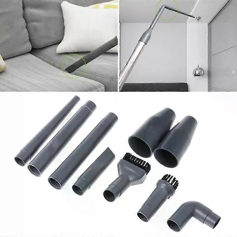9Pcs Vacuum Cleaner Accessories Multifunctional Corner Brush Set Plastic Nozzle