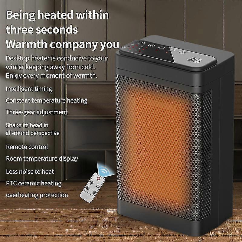 New Shaking Control Function Home Quick Heating Quiet Electric Heater Timing Function Mini Ptc Electric Heater
