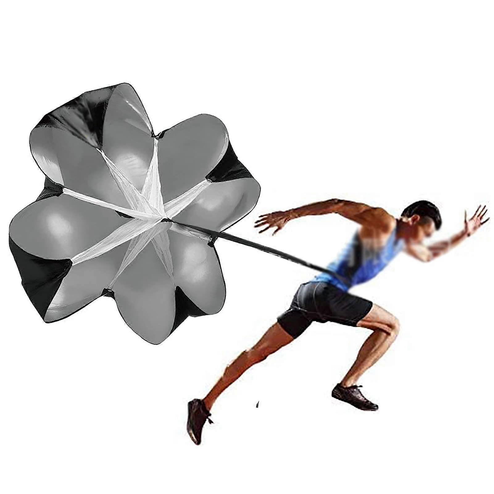 Resistance Parachute Resistance Training Tool, Track Field Deceleration Training Running Drag Chute, with Adjustable Strap, for Kids/Adult
