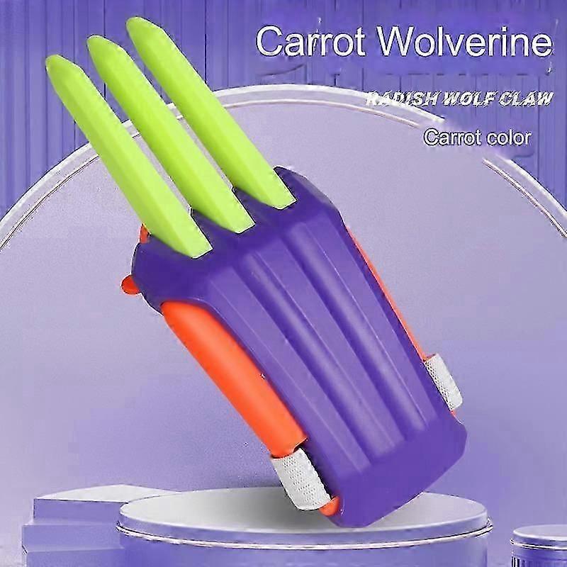 Carrot Wolverine Claws Retractable And Decompressable New And Strange Cool Trooper Children's Toy Gift -gsl -CN