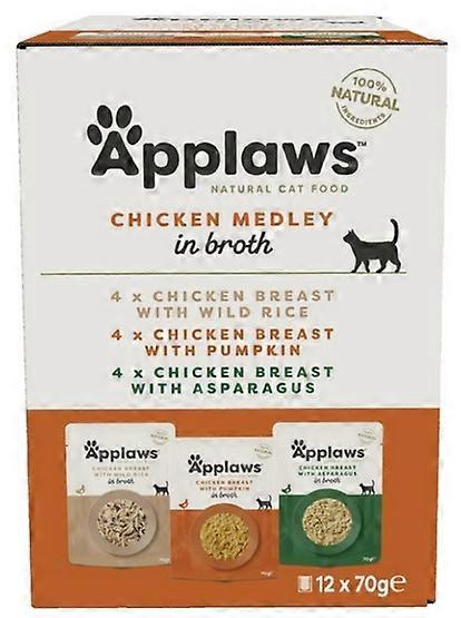 Applaws Chicken Selection Multi Pack Cat Sachets 12x70g