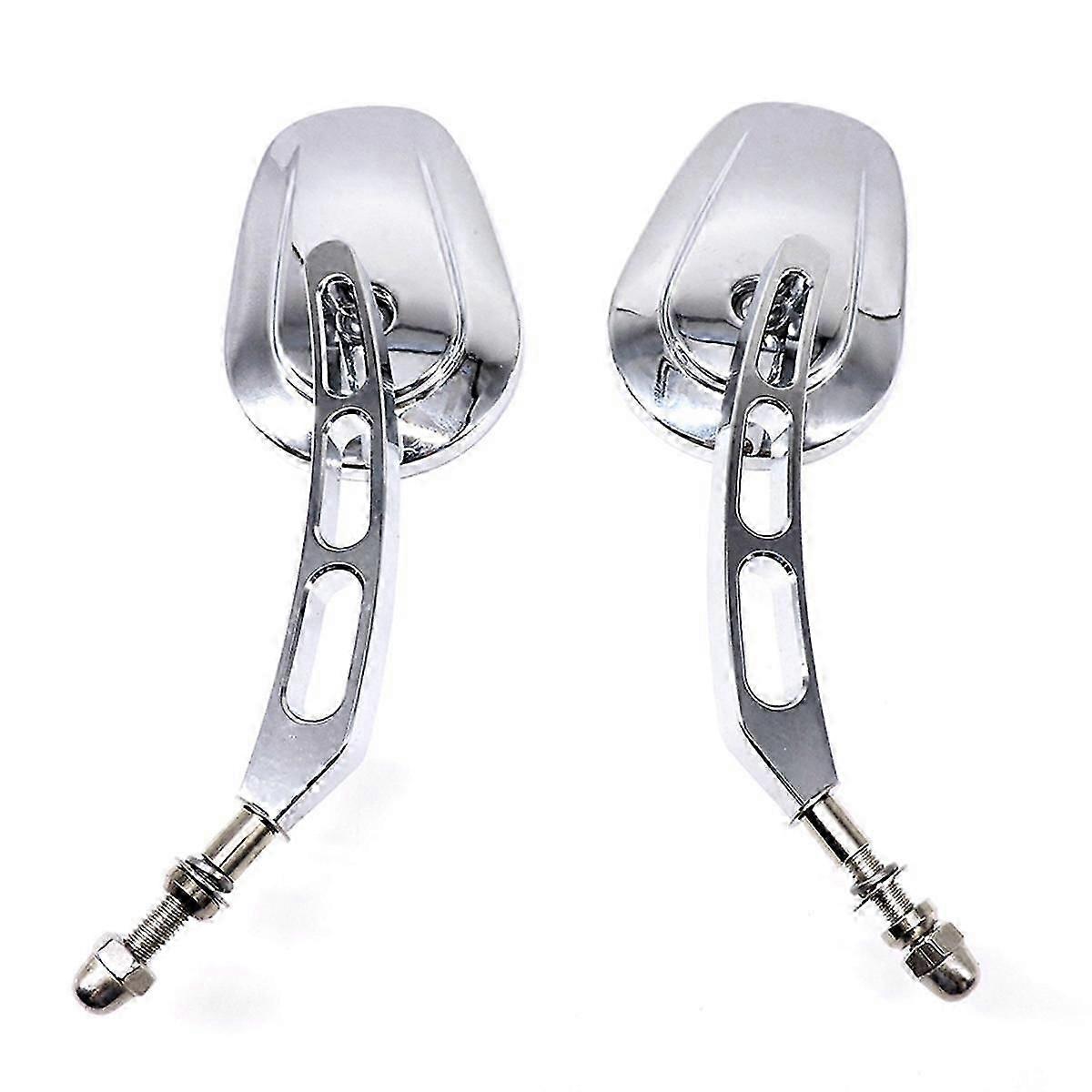Handlebar Mount Mirrors for Dyna Glide Road Glide Road 1200 883 Rearview Mirrors, Chrome
