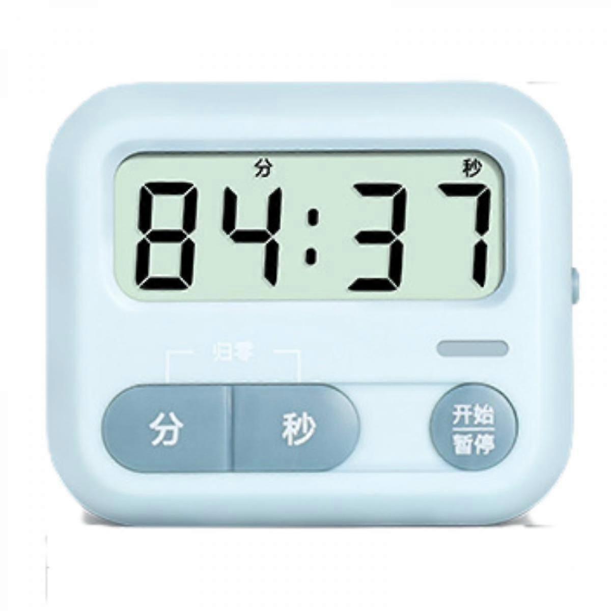 Digital Kitchen Timer for Cooking Big Digits Loud Alarm Magnetic Backing Stand Cooking Timers for Baking (Blue)