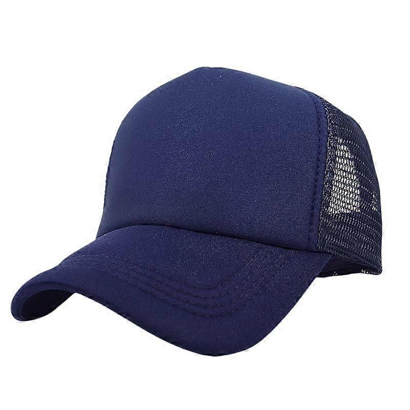 Two Tone Trucker Hat Summer Mesh Cap with Adjustable Snapback Strap