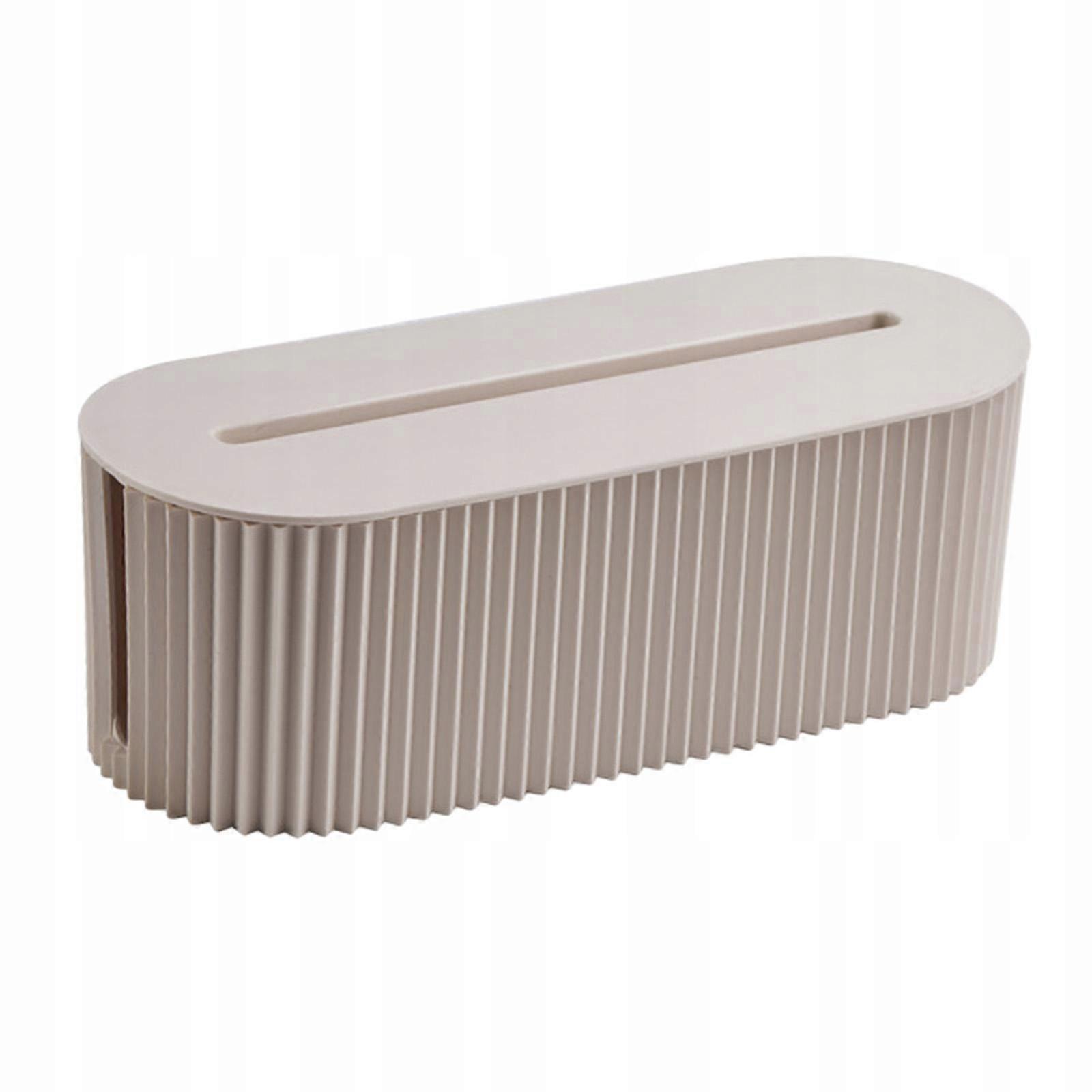 Cable Management Box Cord Holder Hide Color White