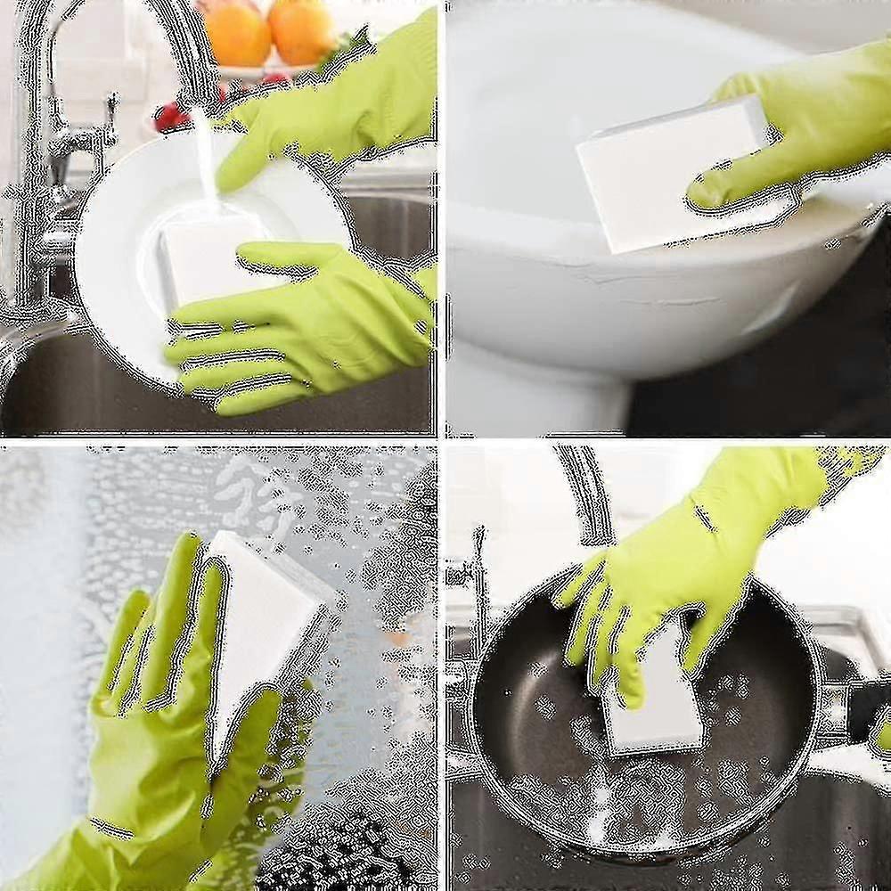 100 Pack Magic Sponge Eraser Cleaning Sponges Bulk