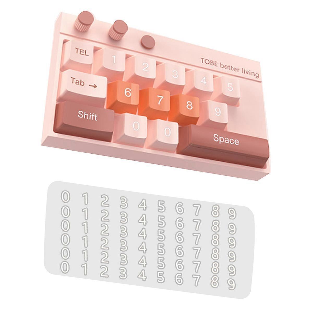 Temporary Parking Number Plate Pink