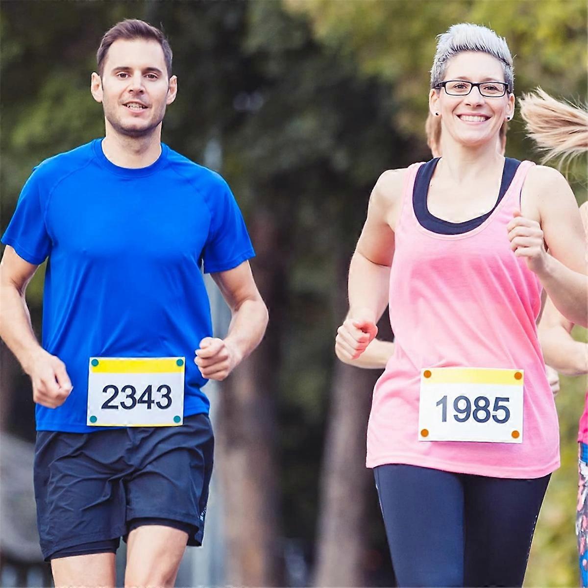 40PCS Running Bib Clips Race Number Buckle Fixing System