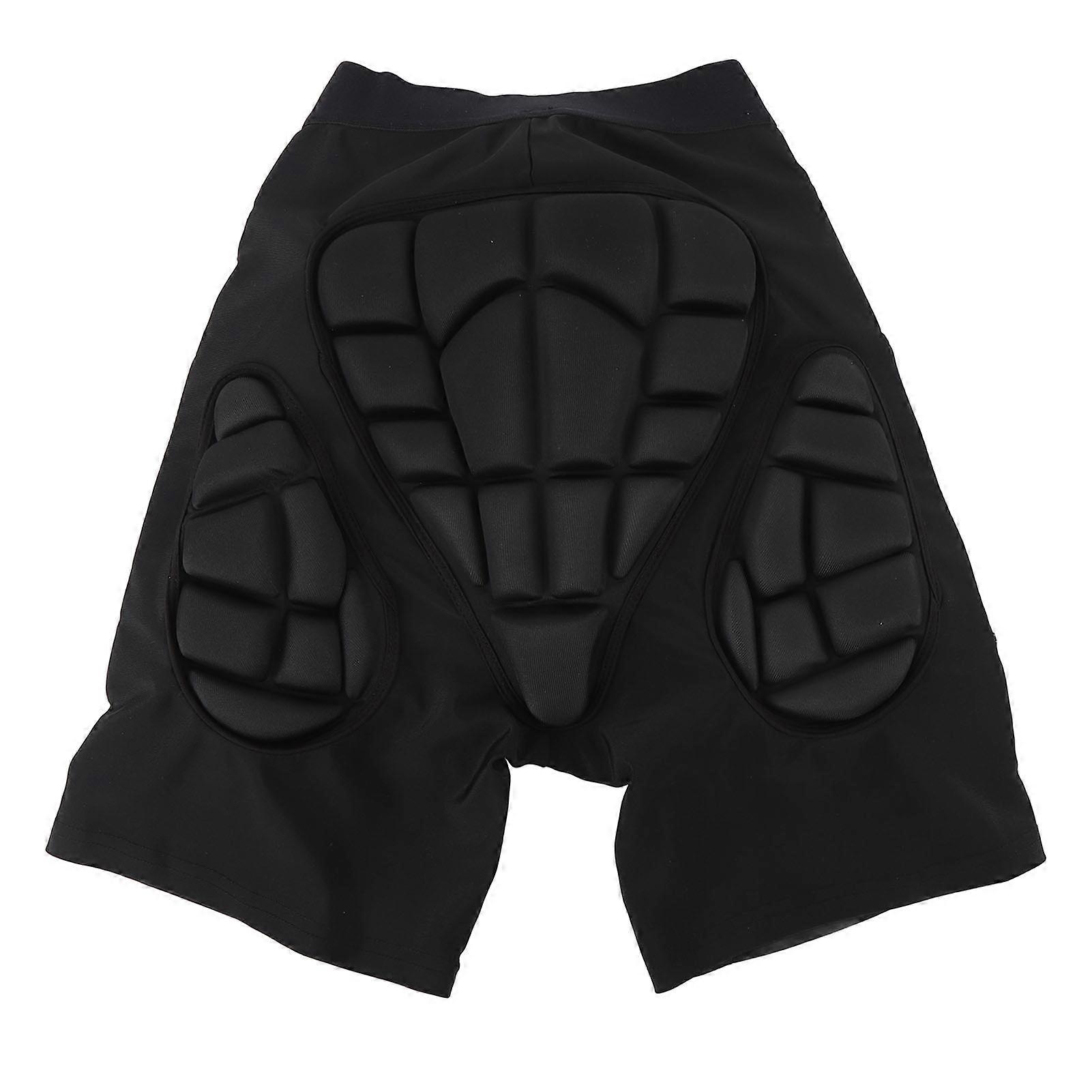 Hip Protective Padded Shorts Polyurethane EVA Shock Absorption Hip Protective Butt Crash Pad for Skiing Skating Snowboarding Skateboarding L
