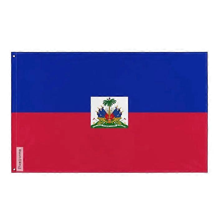 Flag of Haiti – 64 x 96 cm – Polyester – Eyelets in iron – Durable