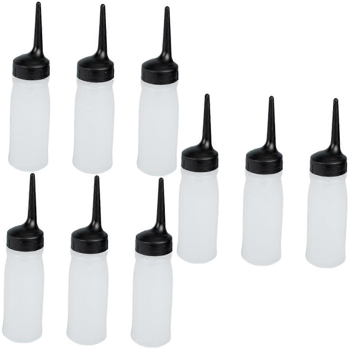 PP Material Hair Oil Applicator Bottles Set of 3, Squeeze Bottles for Easy Hair Dye and Care Products, 60ml Each