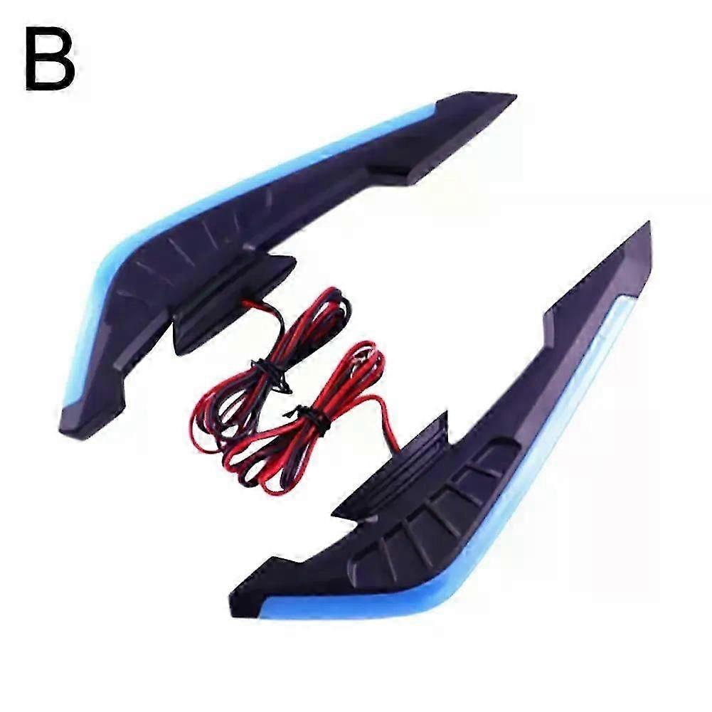 Motorcycle Modification Accessories 12v Auto Light Fixed Wing Electric Vehicle Led Universal Decorative Car Edge Sticker Tools