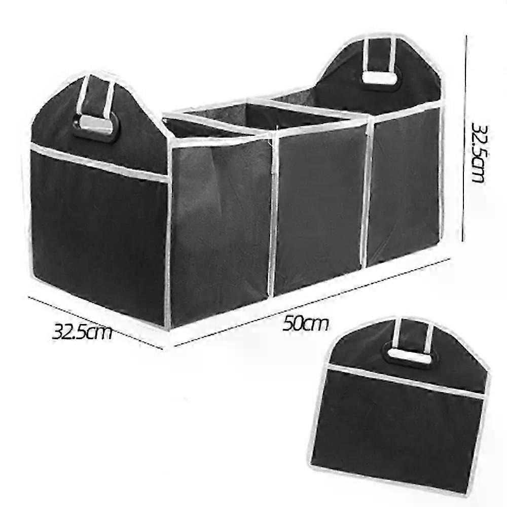 Multi-pocket Trunk Organizer Large Capacity Folding Storage Bag Trunk Stowing And Tidying Trunk Organizer Car Accessories