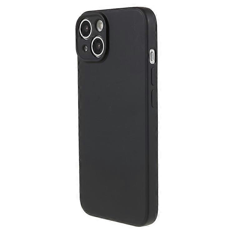 Compatible For iPhone 14 Fiber Lining Soft TPU Phone Case Rubberized Texture Protective Cover