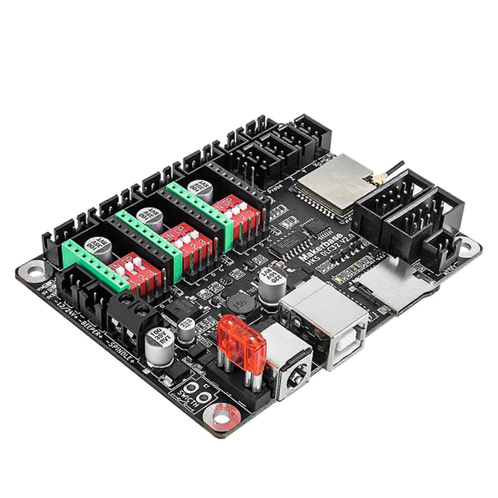 MKS DLC32 V2.0 Desktop Engraver Board Mainboard Upgraded Offline Controller Work with Light Burn GRBLaser Software