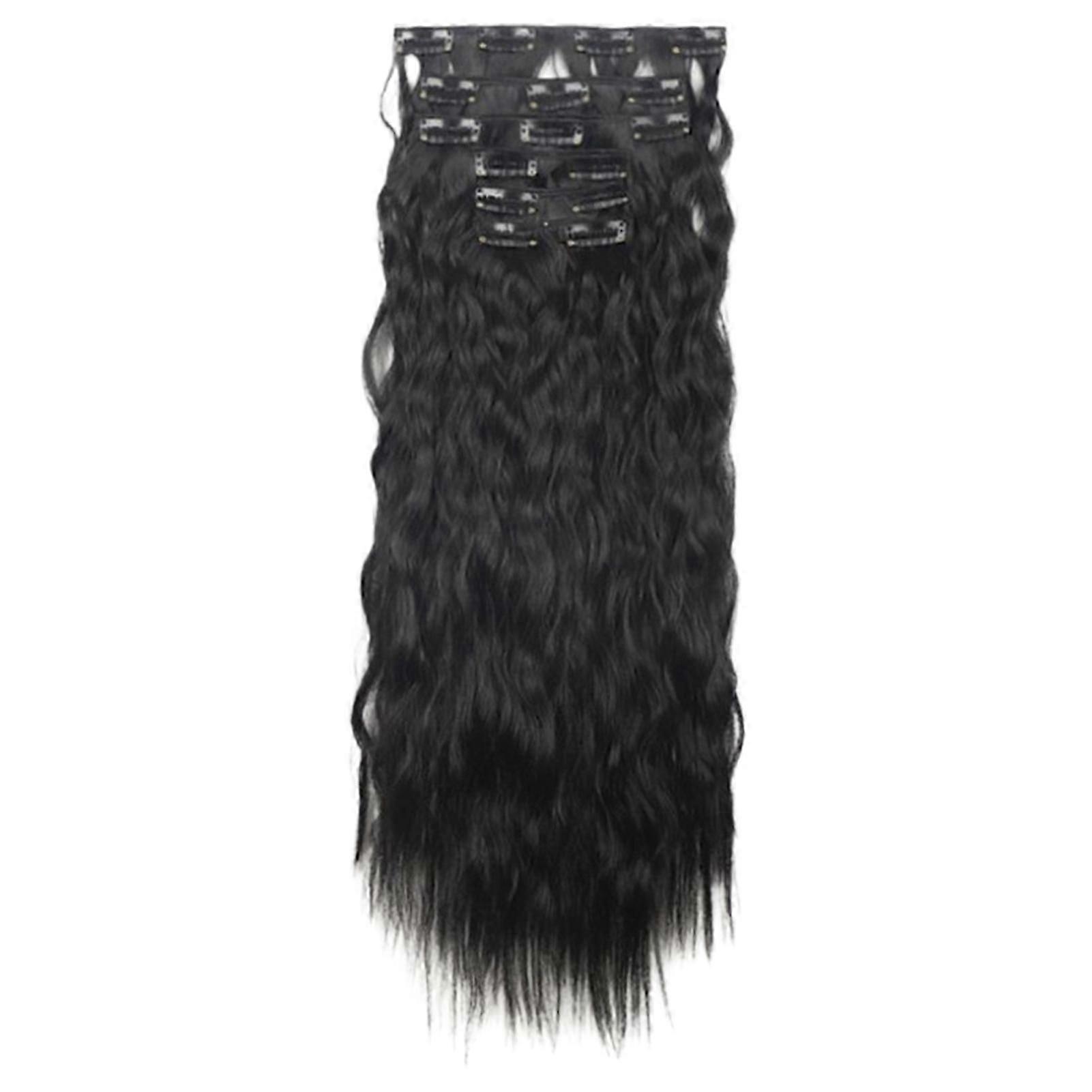 السيدات الباروكة الطبيعية تبدو مريحة ارتداء رقيق لا أثر لها رشاقته الشعر واقعية الشعر التمديد المرأة طويل مجعد الباروكة قطعة اكسسوارات الشعر