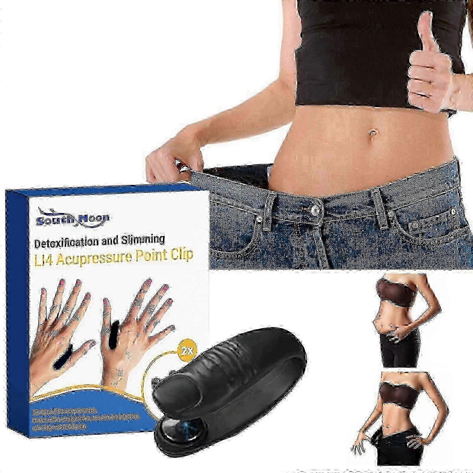 Detoxification And Slimming LI4 Acupressure Point Clip, Shape Firming Body Skin Slimming Finger Clamp