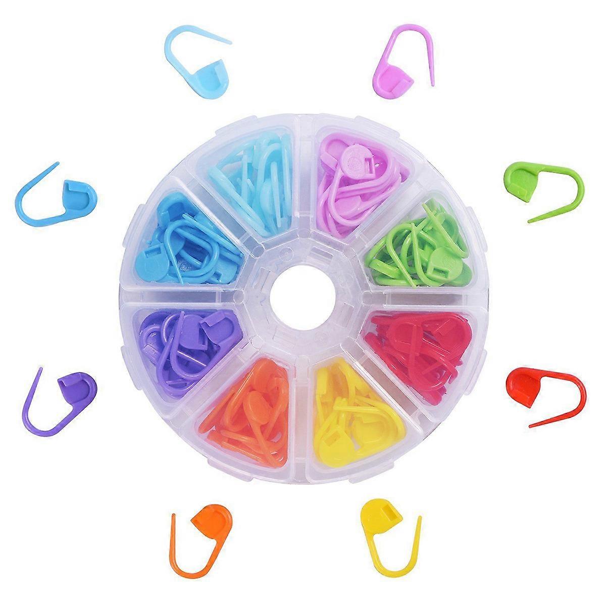 Knitter's Companion, Pack of Stitch Markers with Organized Storage for Project Tracking