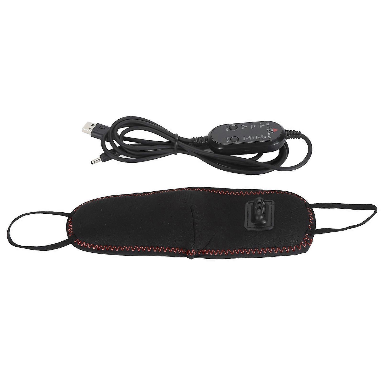 Carbon Fiber Heated Nose Pad, 3 Temperature Levels, Hot Compress, for Allergic Rhinitis, Black