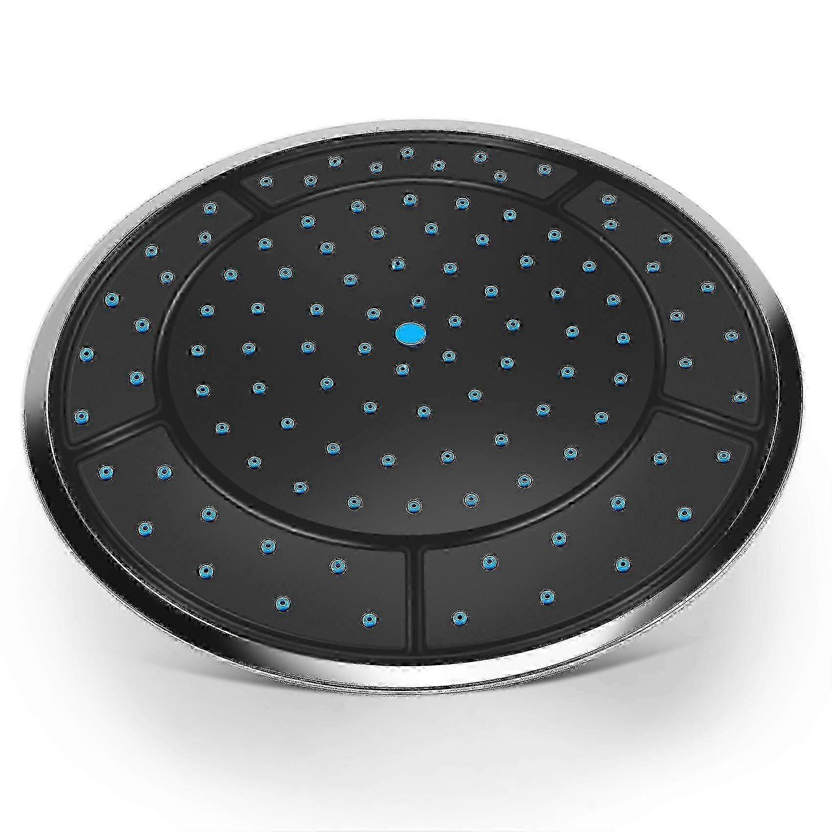 1pcs 25cm Plastic Round Shape Rainfall Powered Shower Head for Cabin Access