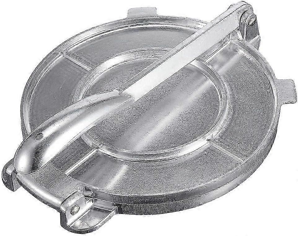 صانع التورتيلا الألومنيوم شديد التحمل ، مكبس عجين يدوي 20 سم لصنع تورتيلا الدقيق والذرة ، مناسب لمختلف العلامات التجارية