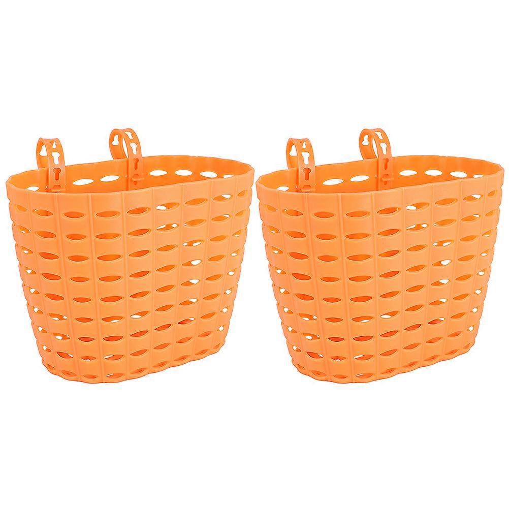 Here's a refined and professional product description based on the details you provided:
**2pcs Detachable Bike Basket – Durable & Water