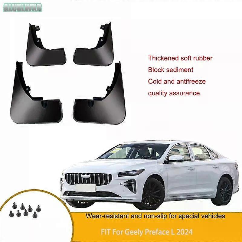 Mudguards Mud Flaps Splash Guards Fender Protector Cover Auto FIT For Geely Preface 2021 2023 2024 Car Accessories Auto