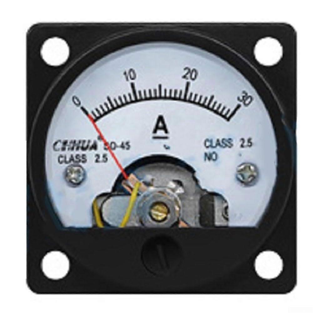 Analog Ammeter With Screw-Terminal Wiring For DC 1A, Easy Installation, Reliable Performance