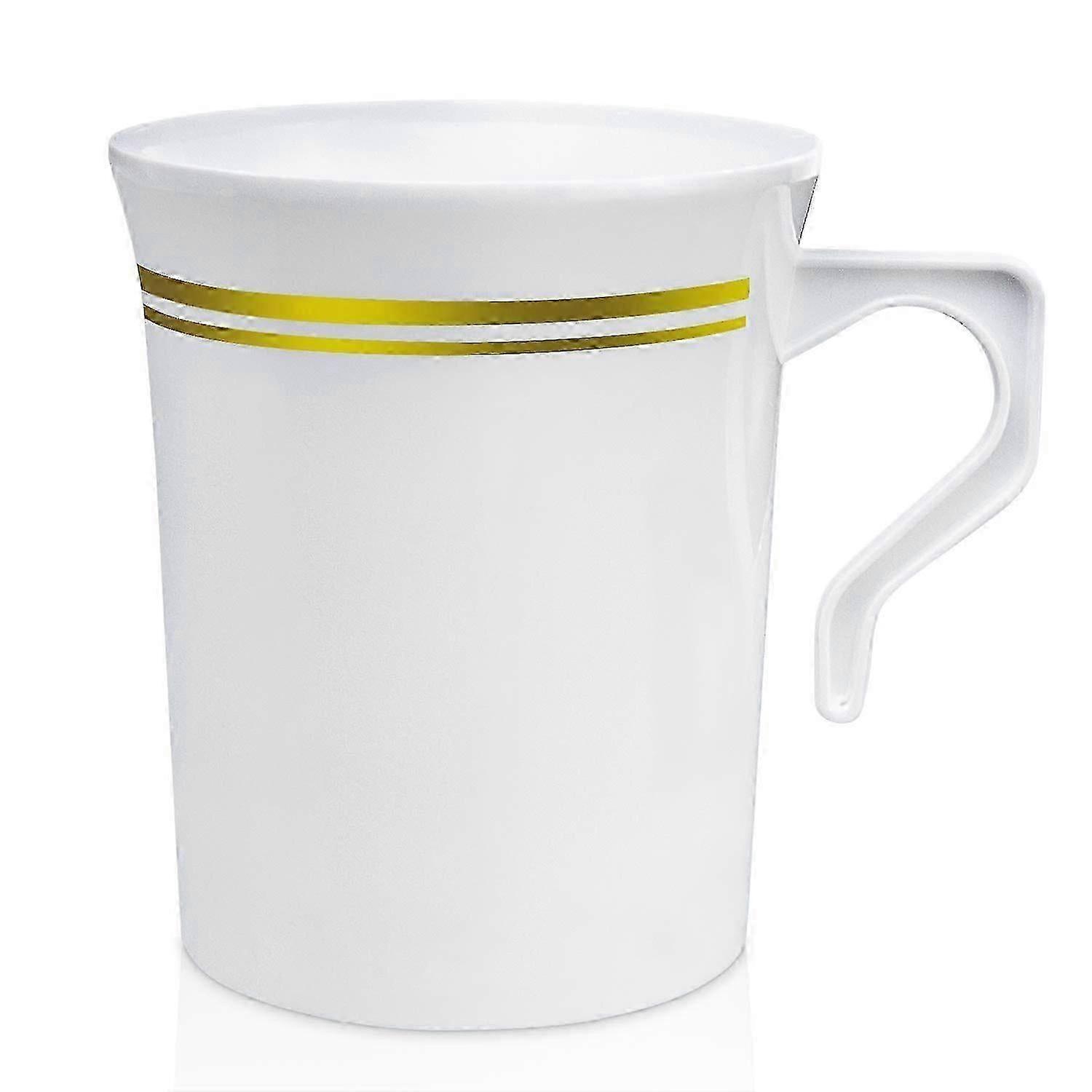 120 Pack Disposable Plastic Coffee Cups For Parties 8 Oz