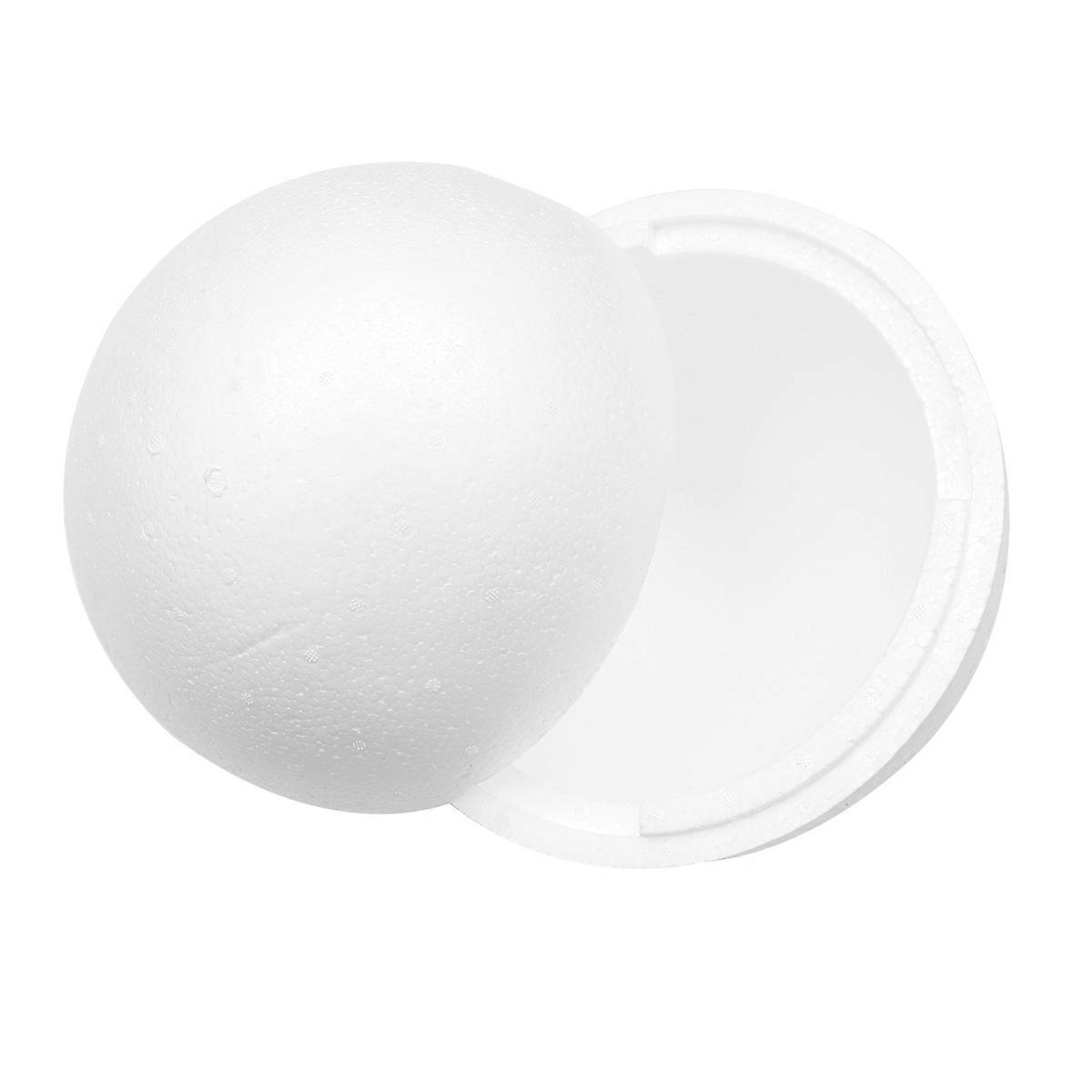 Craft Balls Diy Hollow Ball Round Simple Style All Ages Party School Projects Science Projects Decorations 30x30cm White Foam 1Pcs