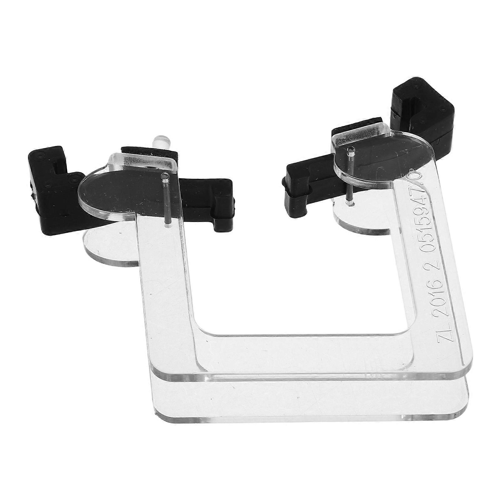 Violin Trainer Violin Bow Posture Corrector Transparent Flat Shape Size 6.50X6.50X2.00CM Bow Technique Improvement 1Pack