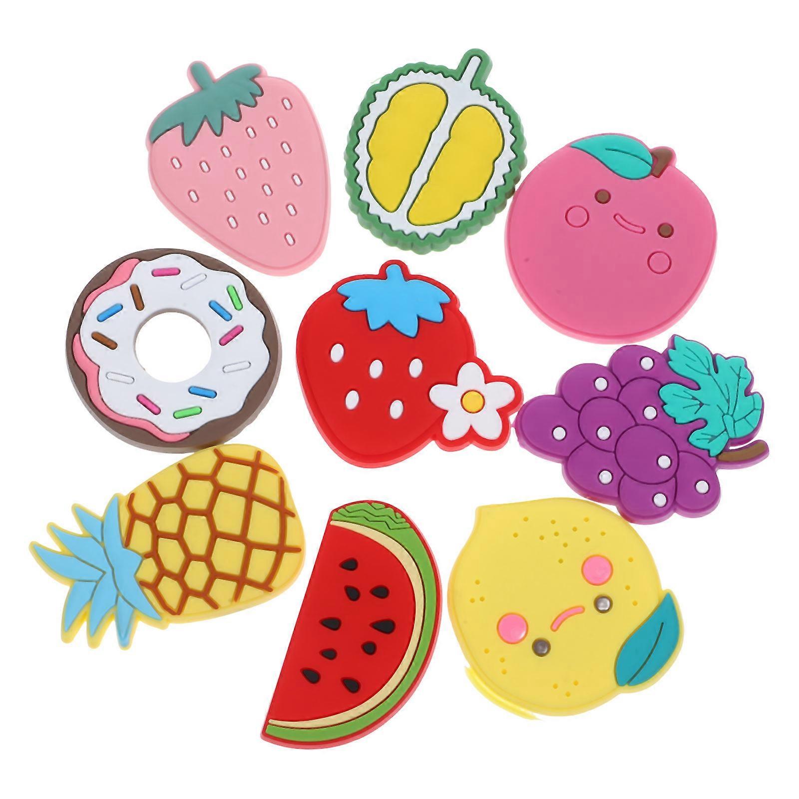 a polished and engaging product description based on your input:
**9PCS Fruit Shaped Refrigerator Magnets – Cute Fridge Decor for Home &