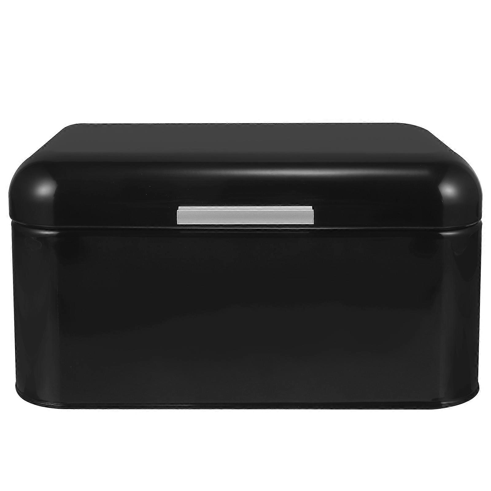 Bread Box For Pantry Iron Bread Keeper Kitchen Decor Airtight Storage Home Use 1Pcs