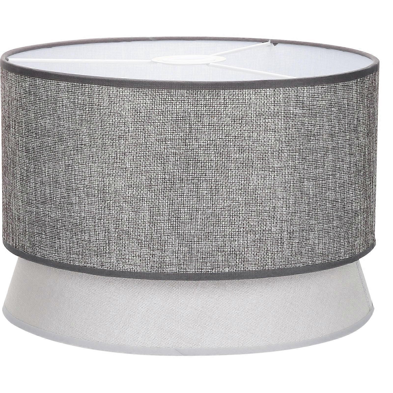 Small Lampshade E27 Base Ceiling Lamp Shade Dark Grey 30x30cm Decorative Lighting 1Pack