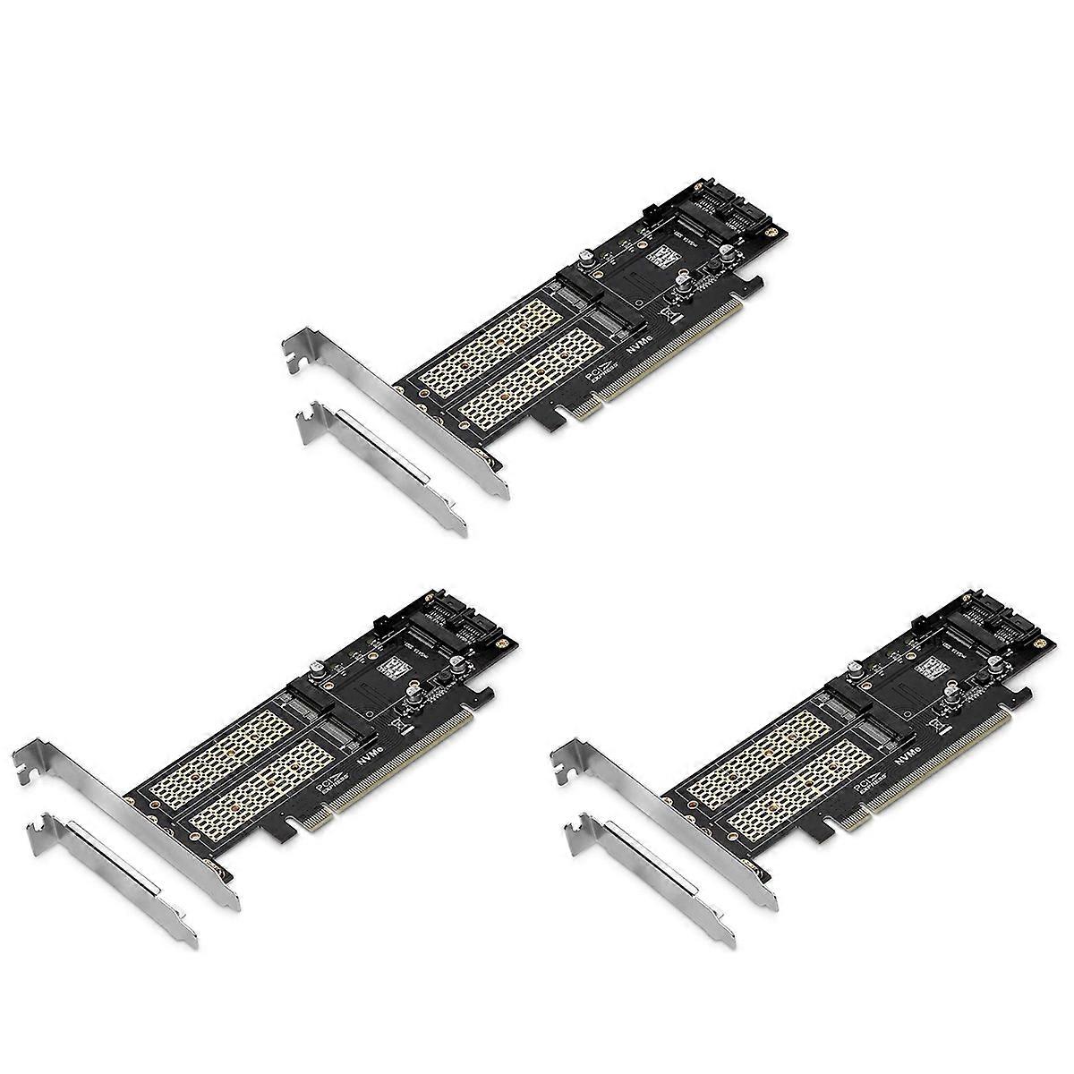  NGFF and MSATA SSD Adapter Card,M.2 NVME to PCIE Adapter