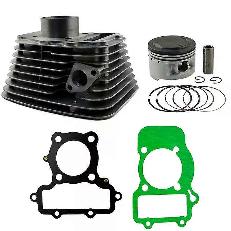 Motorcycle Engine Accessories Front & Rear 49mm Cylinder Set + Piston + Rings Base Gasket Kit Assembly For YAMAHA XV250 Virago