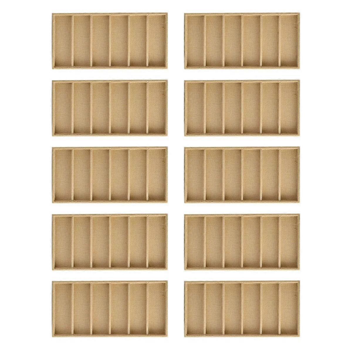 1Pcs 6 Slot Glasses Display Box, Glasses Display Organiser Tray, B