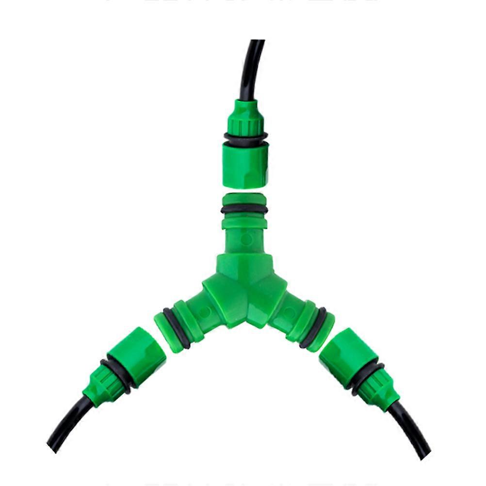 Water Pipe Quick Connector Abs Material Y Shape For Garden Use Leak-Proof Sealing 6Pcs