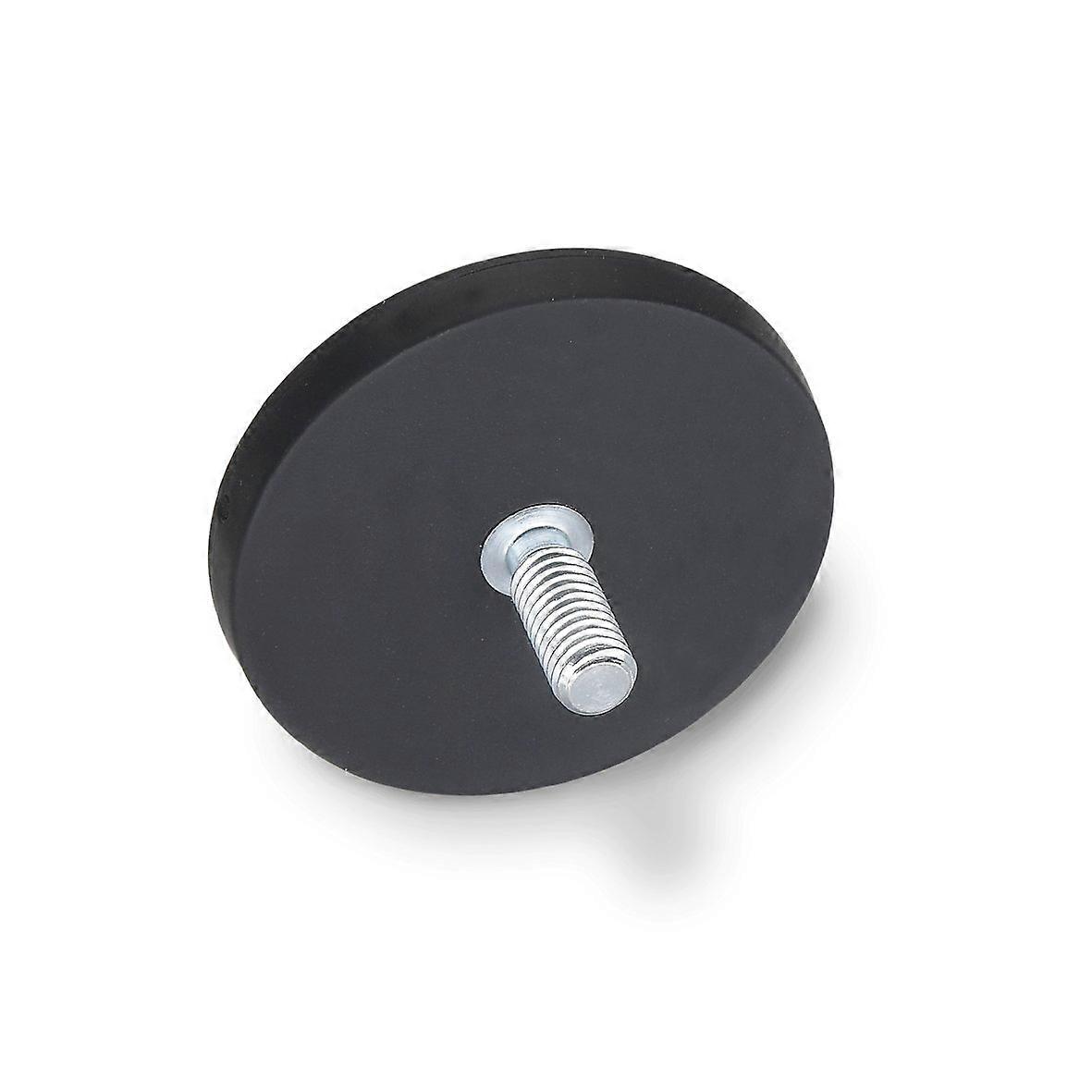 Standard Elements Holding Magnets ND-66-SW Threaded Stud Rubber Sheath NdFeB 66mm Dia M8 Thread 1 Pc