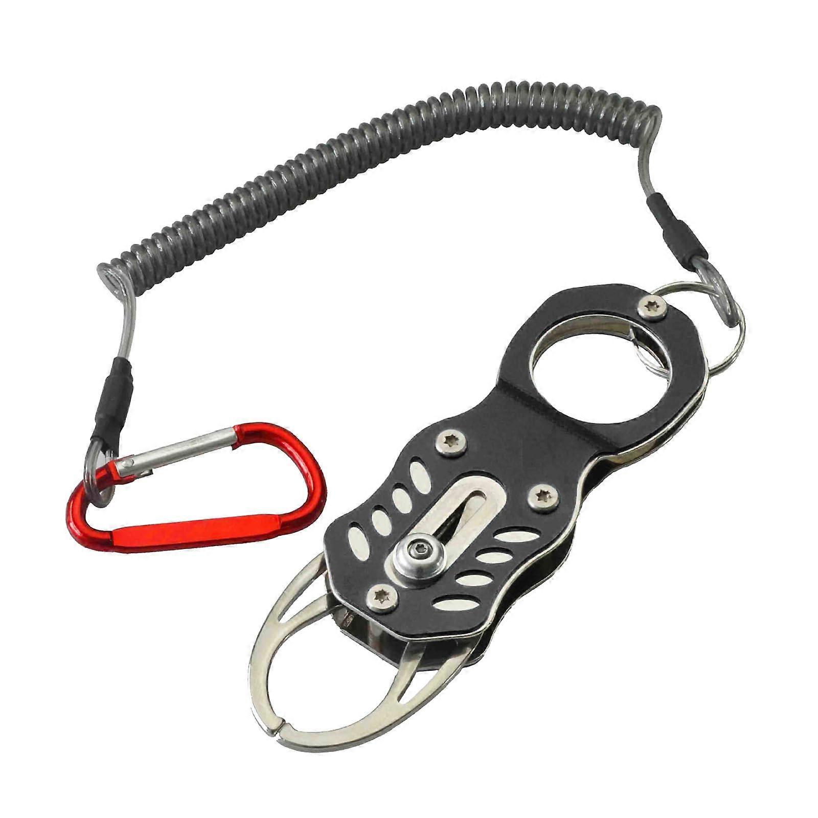 Fish Lip Gripper, Fishing Tool, Grip Pliers with Spiral Band, Durable Fishing Zange for Catch and Release