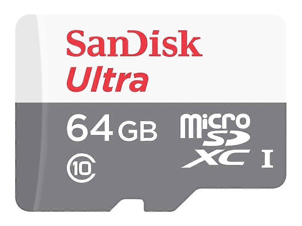 SanDisk Ultra - Flash Memory Card (microSDXC to SD adapter included) - 64 GB - UHS-I / Class10