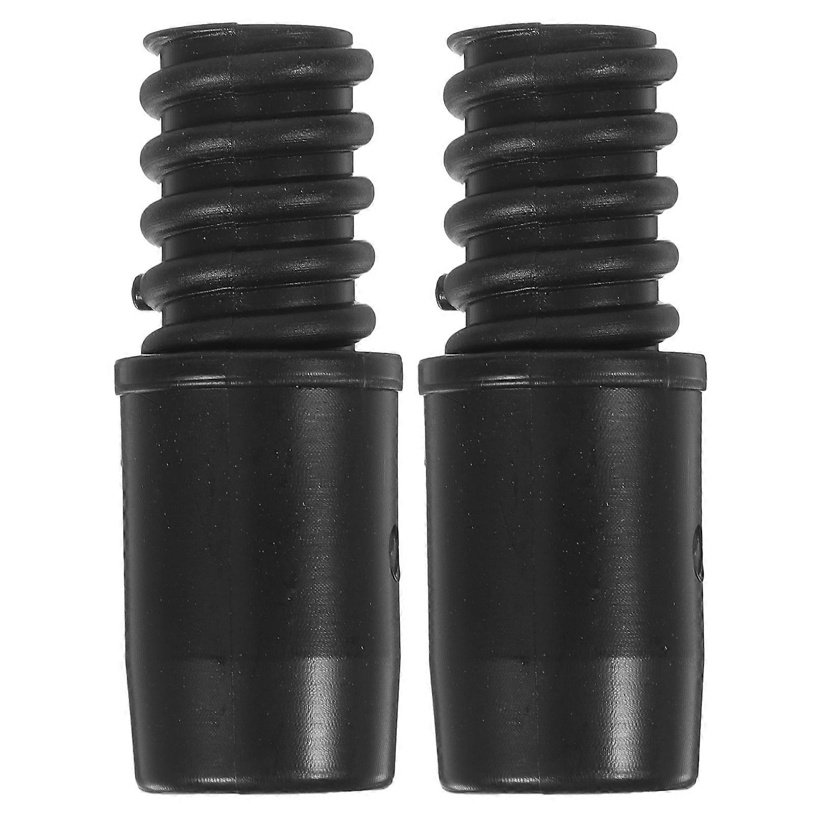 2pcs Threaded Broom Handle Adapters Durable Connectors for Easy Replacement Compatible with Sweeping Broom Handles for Indoor and Outdoor Cleaning