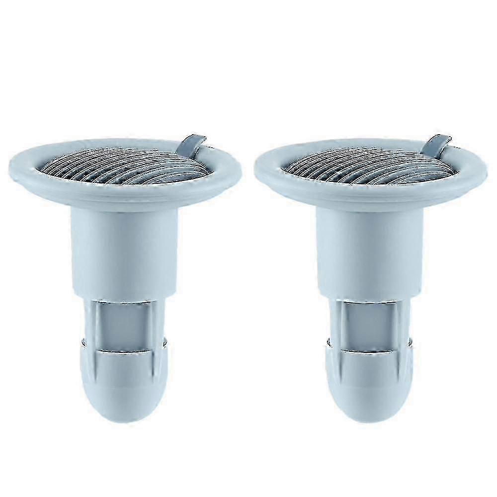 Piège à cheveux en silicone durable avec, déodorant de toilette de drain de sol adapté compatible avec le déodorant - bleu