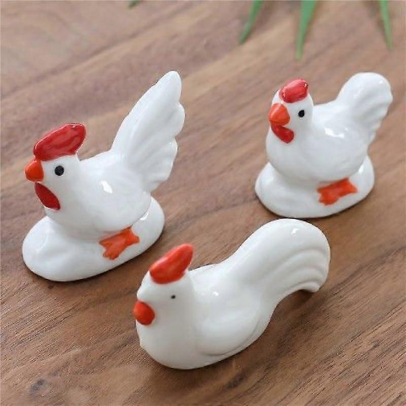 Chopstick Rest Set Of 3, Cartoon Style, Japanese Chinese Inspired, Table Decor Gift