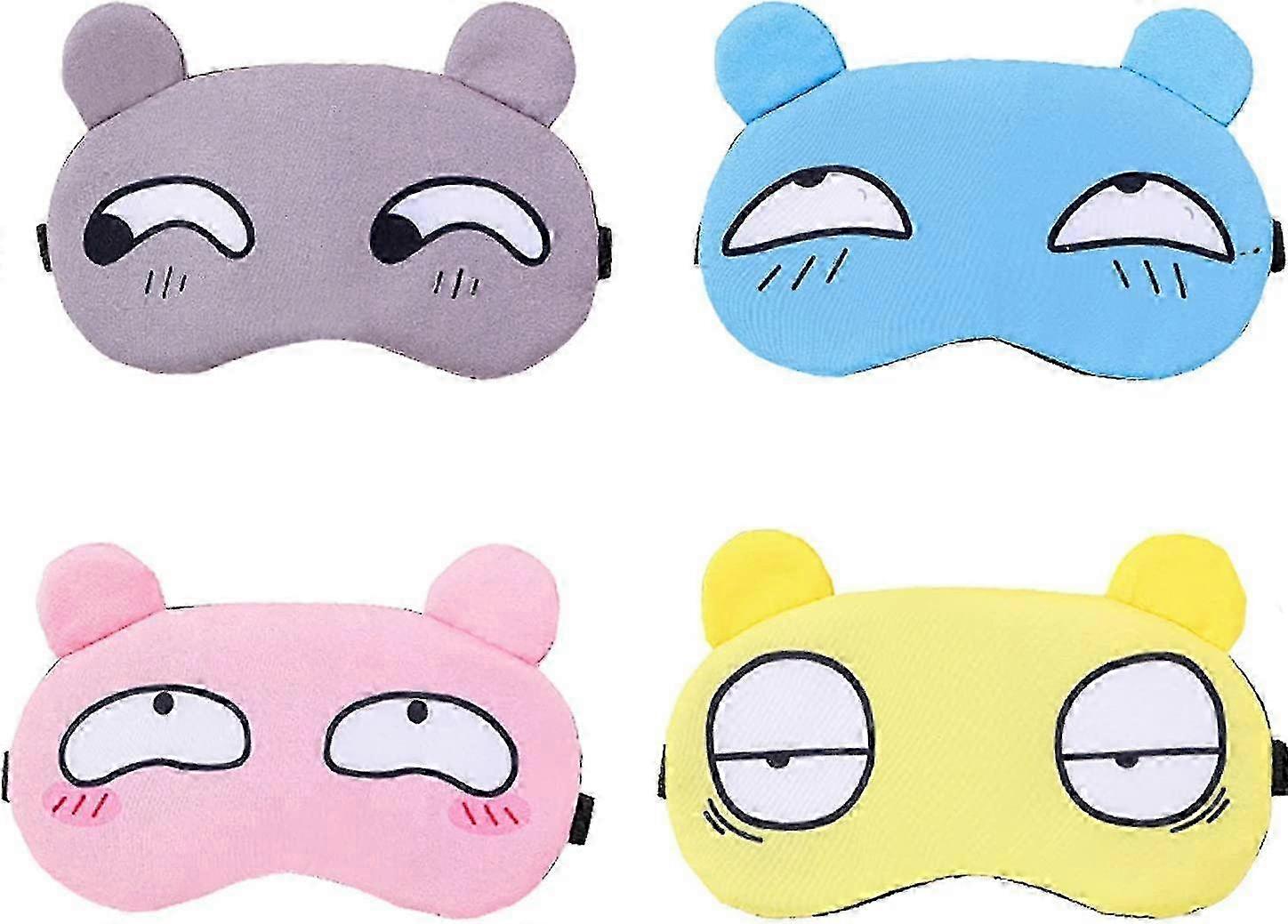 Children's Eye Mask, Hot and Cold Ice Compress (Random Color) 4 Pack