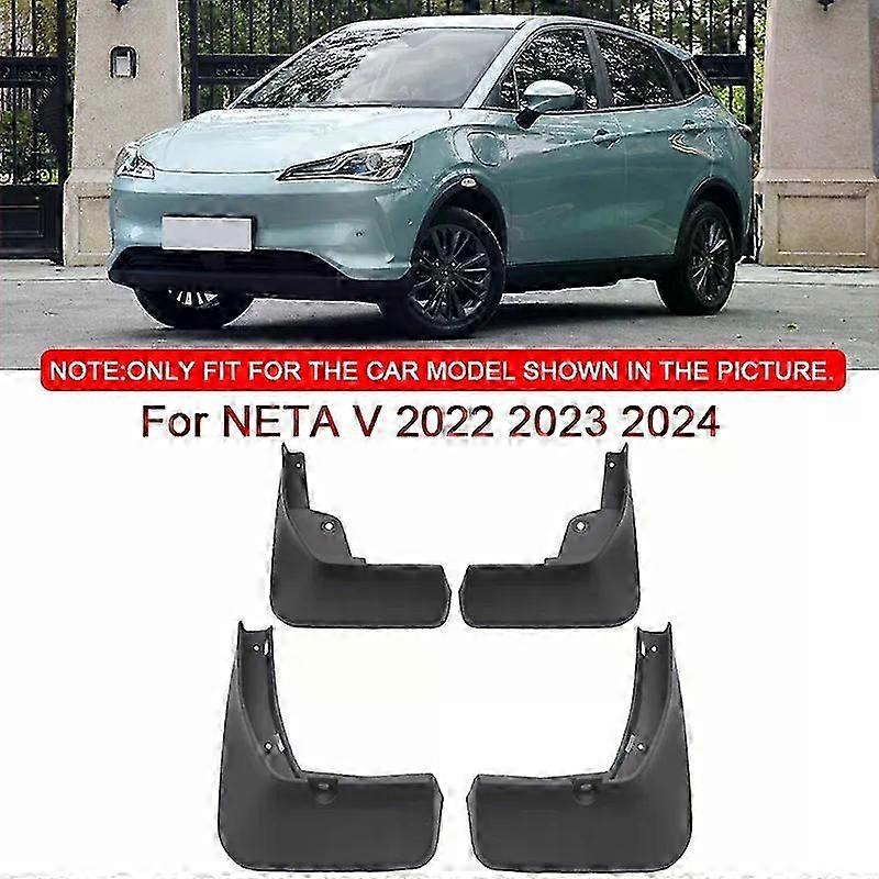 Car Styling Suitable for NETA V 2022 2023 2024 ABS Mud Flaps Splash Guard Auto Accessories