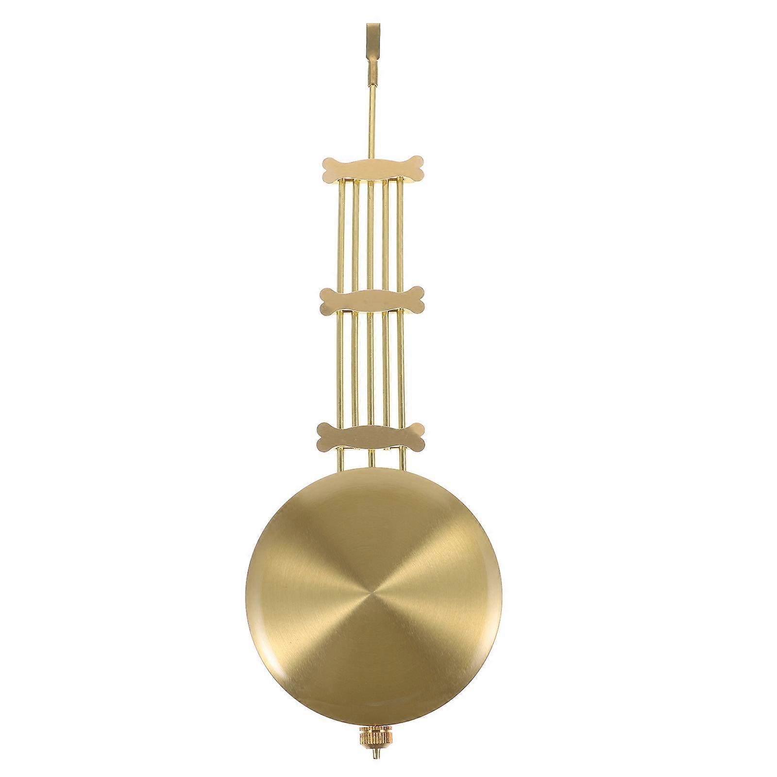 Clock Pendulum Replacement Parts For Wall Clocks Elegant Design Aluminum Alloy 9.8×3.1×0.4in Diy Assembly 1Pack