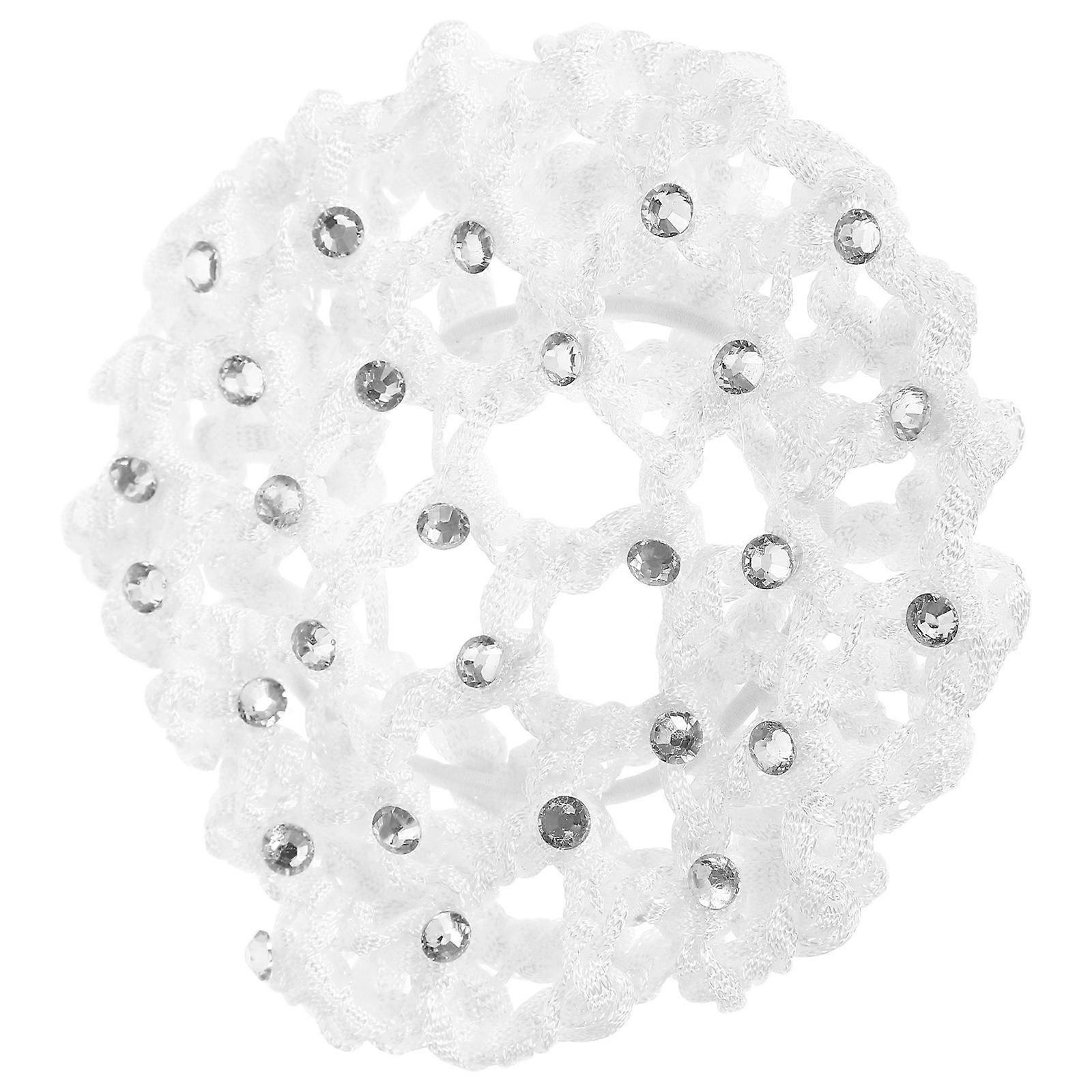 Bride Headpieces Delicate Design Elastic Edge Hairnet For Buns Suitable For Chef Nurse Cook At Hospital Lab 1Pack