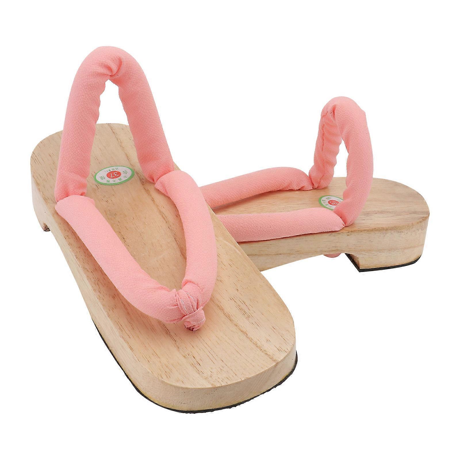 1 Pair Japanese Clogs Slippers Simple Summer Sandals Stylish Women's Footwear